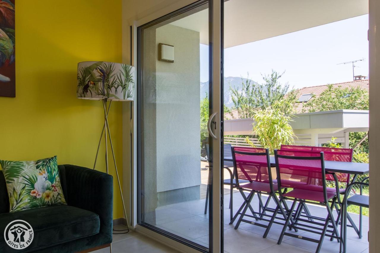 L'Appartement Jardin Avec Vue Montagnes Sévrier Kültér fotó