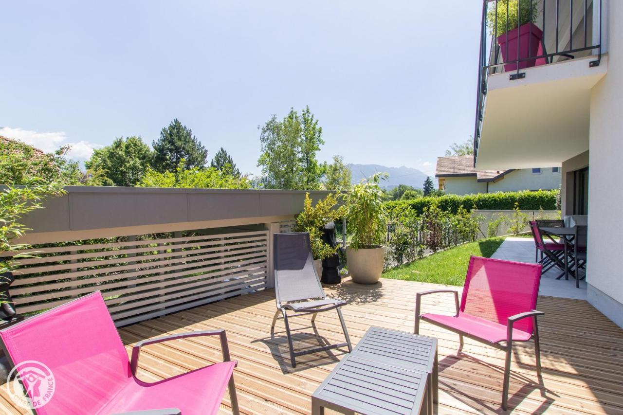 L'Appartement Jardin Avec Vue Montagnes Sévrier Kültér fotó
