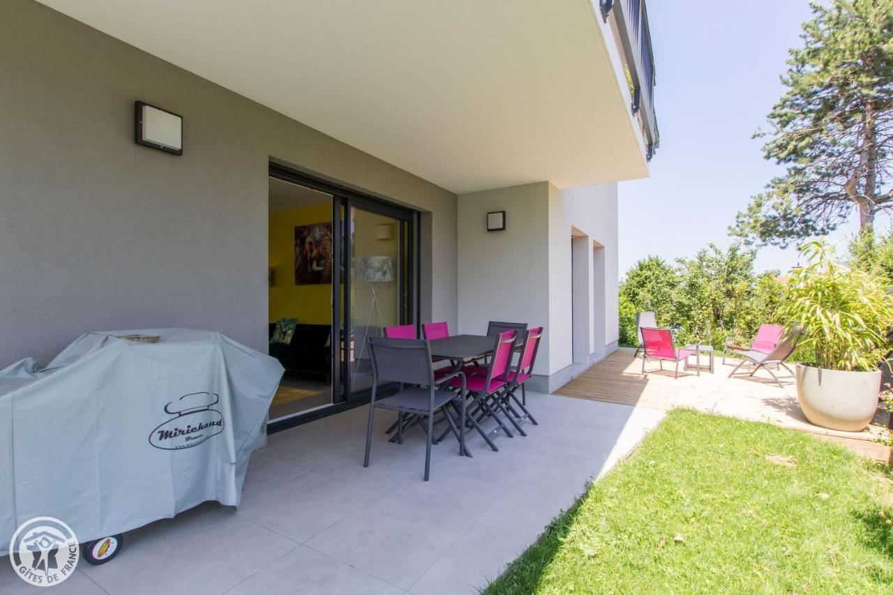 L'Appartement Jardin Avec Vue Montagnes Sévrier Kültér fotó