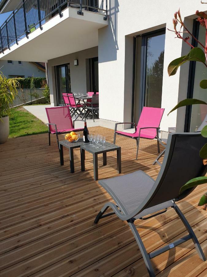 L'Appartement Jardin Avec Vue Montagnes Sévrier Kültér fotó